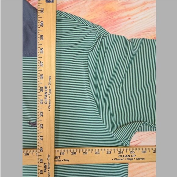 Southern Marsh Mens XL Green & Gray Striped Polo - Picture 8 of 8